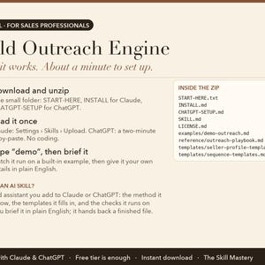 Cold Outreach Engine: how it works in three steps and what's inside the zip
