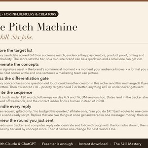 The Pitch Machine: what it does, the six jobs