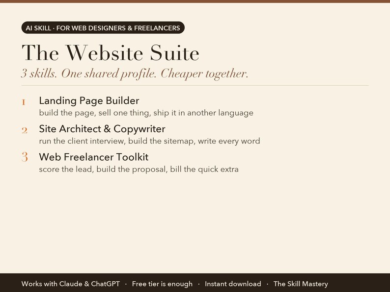 The Website Suite: what's in the bundle