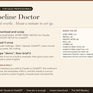 Pipeline Doctor: how it works in three steps and what's inside the zip
