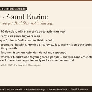 Get-Found Engine: what you get, the files it produces
