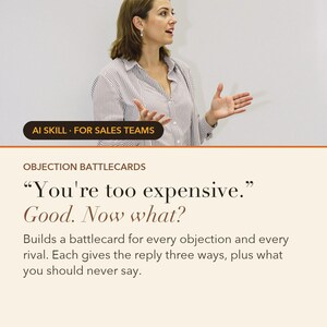 Objection Battlecards: “Your competitor is cheaper.” Good. That's an invitation.