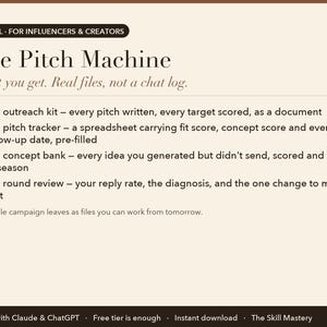 The Pitch Machine: what you get, the files it produces
