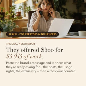 The Deal Negotiator: They offered $500. They asked for $5,945 of work.