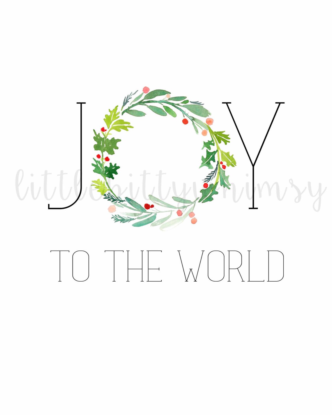 Joy to the World Digital Printable 8x10 | Etsy