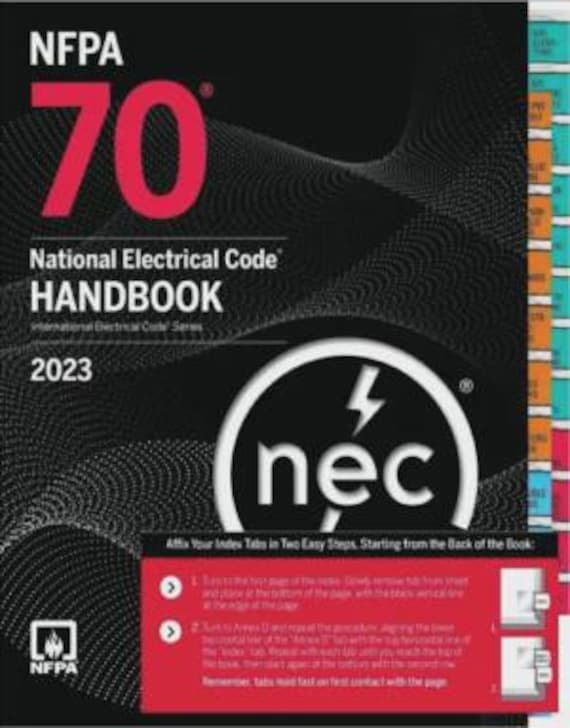 2023 National Electrical Code Handbook NEC Code Book 2023 Hardcover with Tabs Electrical Code & Electrician Reference Book