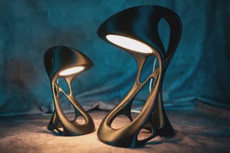 Led Stl File 25+ Lamp STL Bundle, 3D Printable Lamps, Lamp Shades, LED Night Lights ...