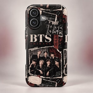 iPhone 12/ 12 pro ケース BTS 防弾少年団 ブラック レア Bts Phone Case iPhone 12 - Etsy Denmark