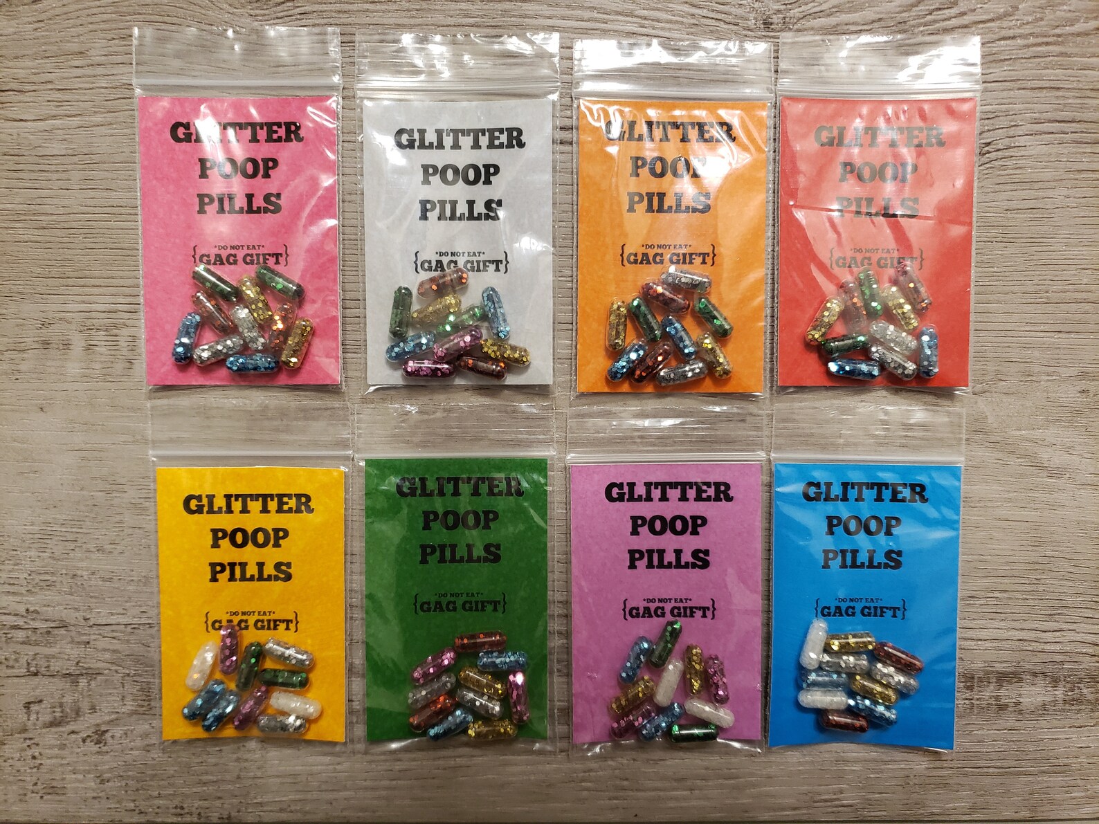 10 Glitter Poop Poo Pill Capsules Unicorn Mini Sparkle Bomb Etsy
