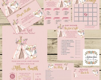Tribal baby shower | Etsy