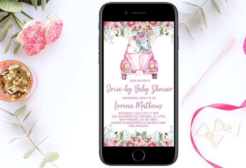 Drive by Drive Thru Drive Through Baby Shower Parade Email Etsy