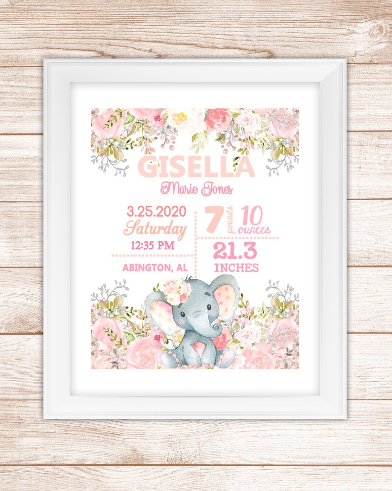 Free Free 110 Elephant Birth Stats Svg SVG PNG EPS DXF File