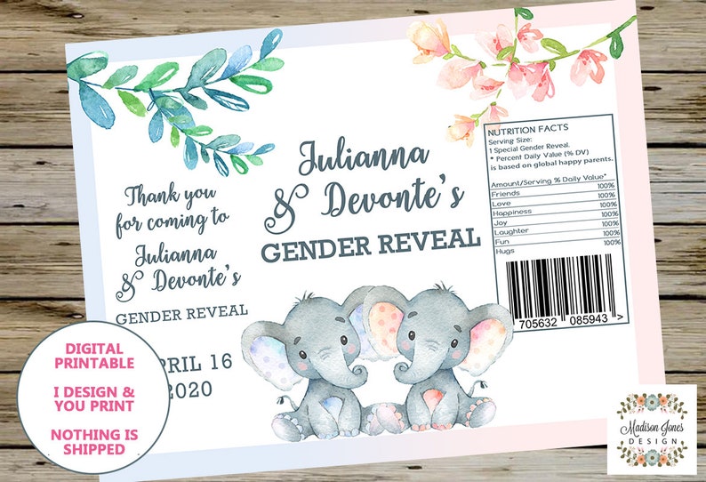 Free Free 266 Elephant Gender Reveal Svg SVG PNG EPS DXF File