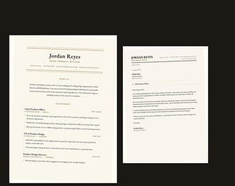 Executive Serif Resume System for Executives & Board Roles | Canva + ATS Word CV (Digital Download)