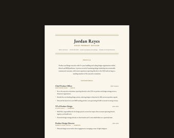 Executive Serif Resume Template for Executives & Board Roles | Canva, A4 and US Letter