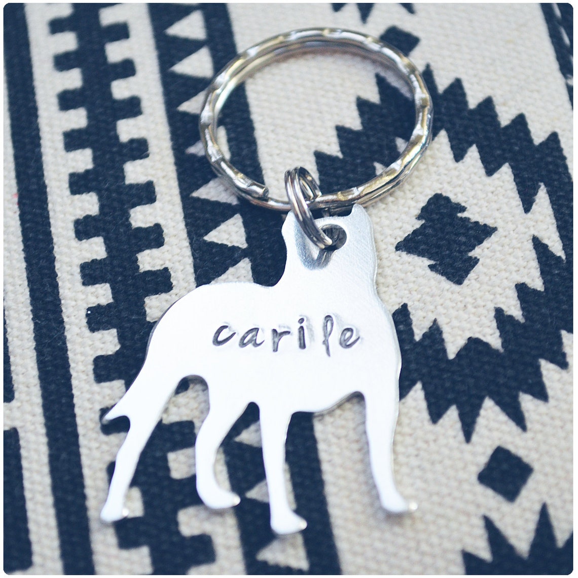 Pitbull Dog ID Tag Pet ID Tag Pit Lover Key Ring Custom Etsy