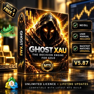 v5.87 Ghost XAU MT5 EA gold trading bot, MQL5 expert advisor, Algo trading bot, ftmo prop firm challenge, Expertfxhub