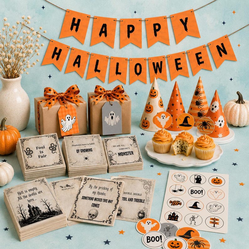 Halloween Party Printable Bundle Games Decorations And 250 Activity Halloween Party Printable Bundle Games Decorations And 250 Activity