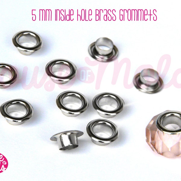 Passe-fils en laiton pour perles de style européen, perle percée, 8x3,5 mm, trou 5 mm