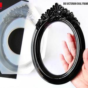 Machen Sie Ihren speziellen benutzerdefinierten Spiegel / Fotorahmen Oval 25 cm x 17 cm ideal für Jesmonite und Harze
