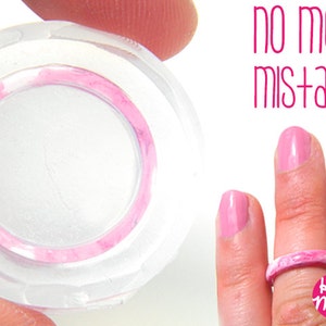 Thin Band Ring Clear  Mold ,Clear Rubber mold,mold to make thin Rings
