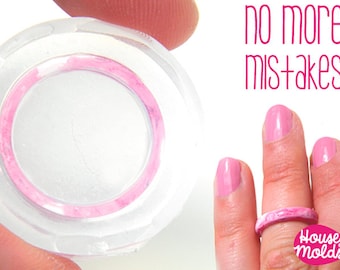 Thin Band Ring Clear  Mold ,Clear Rubber mold,mold to make thin Rings