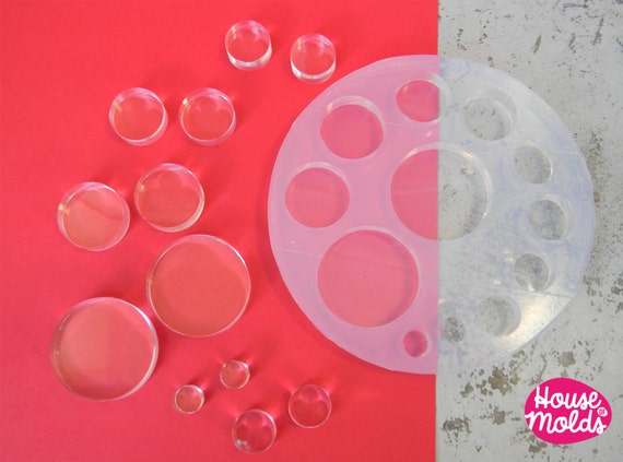 Water Ripple Mold in Round Shape  Circle Silicone Mold with Water