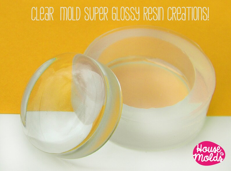 36mm Clear Silicone Flat Circle Mold, Resin Jewelry - Etsy