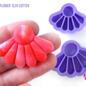 Dangle  Flower Clay Cutter - Biobased Pla - Clean Cut Edges -House Of Molds