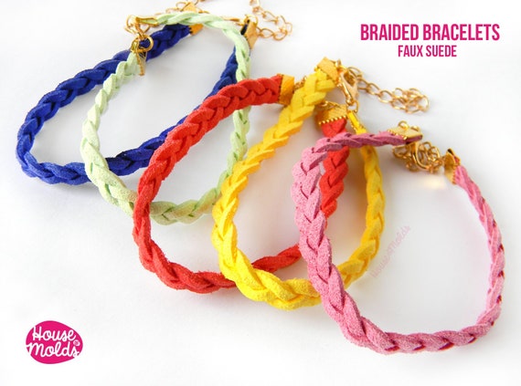Diy braided shop suede bracelet