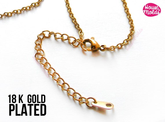 Chain Extender, 18K Gold Plated / Necklace| Nominal