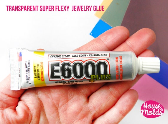 E6000 PLUS Clear Jewelry Glue 26.6 Ml Tube-perfect for Jewelry Making ,  Flexible and Strong 
