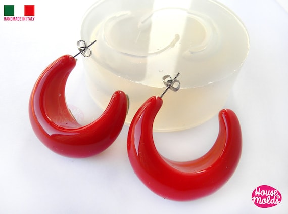 Hoop Earring Silicone Resin Jewelry Mold - Etsy