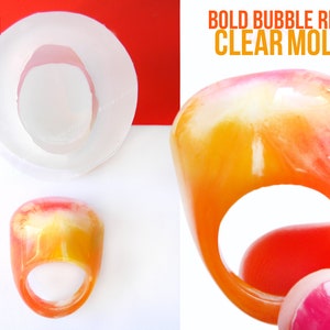 Kids Bubble Ring Clear Silicone Mold-Mold to create Kids Resin rings –  House Of Molds