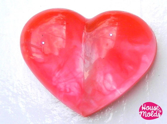 Silicone Resin Molds Silicone heart mold puffy heart pendant silicone mold  Shiny heart epoxy resin mould resin molds DIY craft Mold