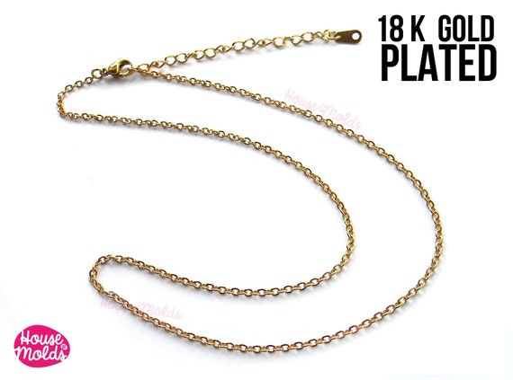 Chain Extender, 18K Gold Plated / Necklace| Nominal