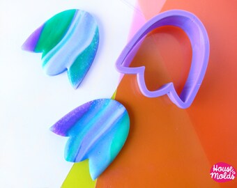 Tulip Clay Cutter  - Biobased Pla - Clean Cut Edges - House Of Molds