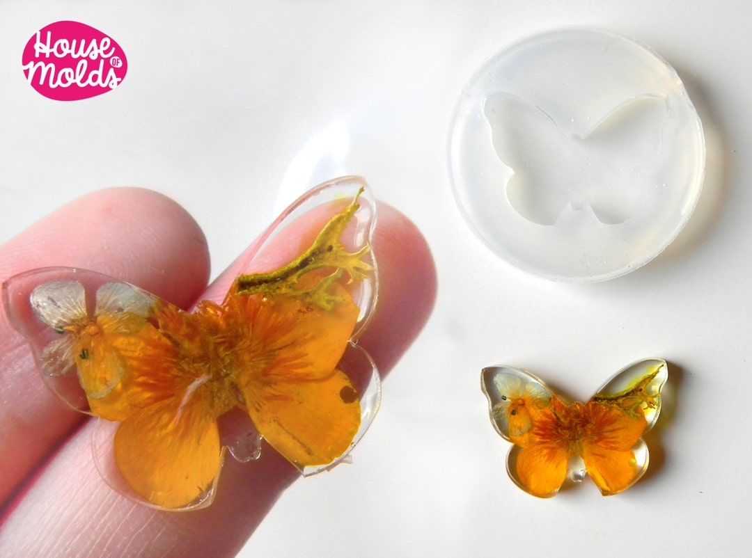 Butterfly Clear Mold 30 Mm X 22 Mm Transparent Mold to Make