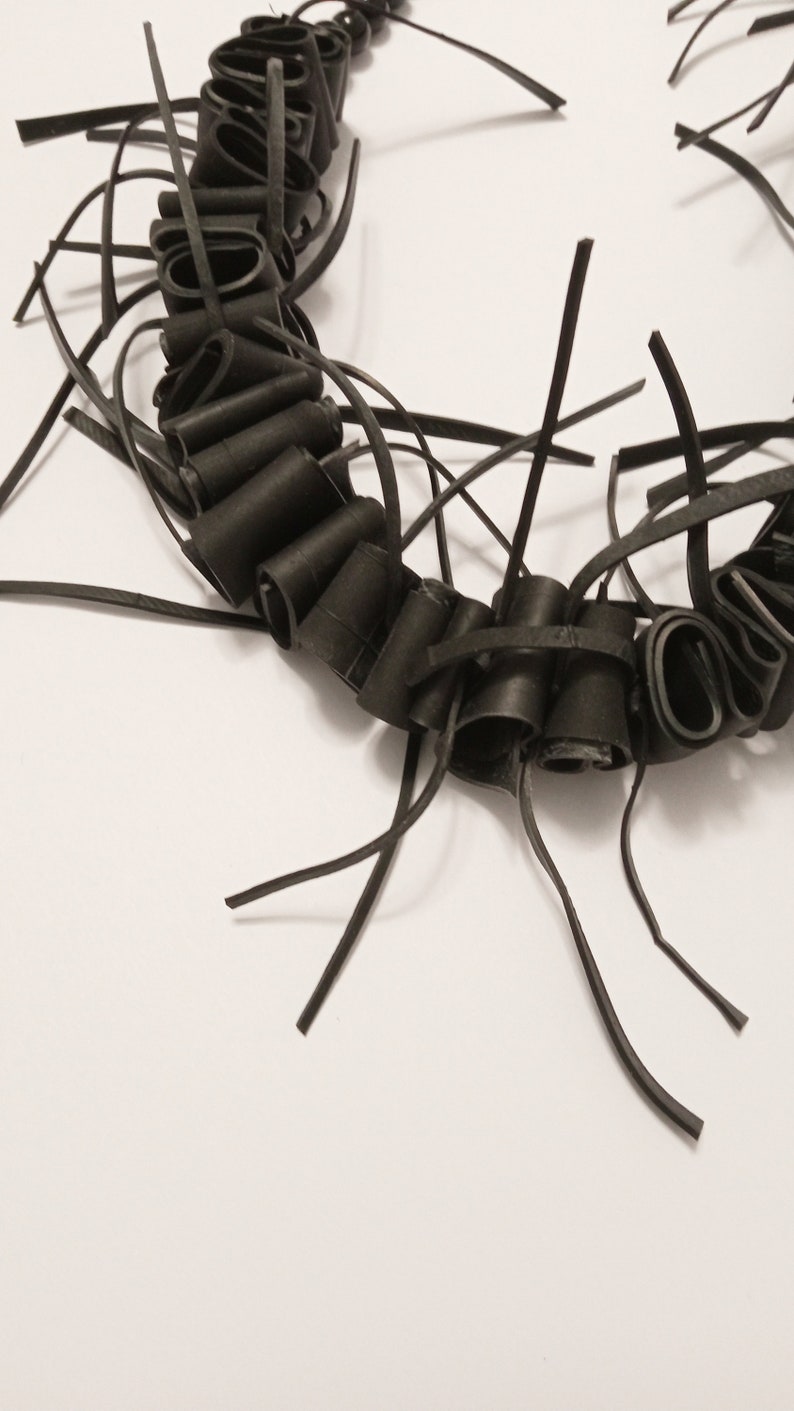 Upcycled inner tube Necklace