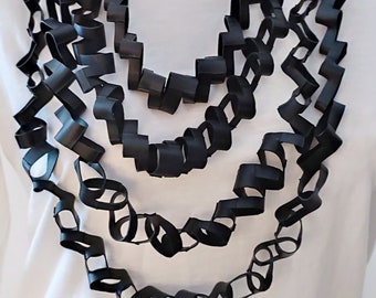 Bike tube necklace