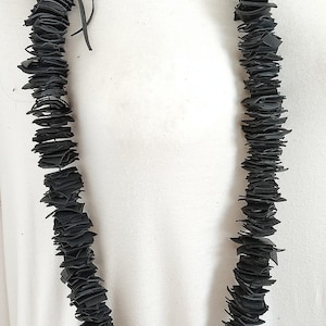 Long bike tube necklace