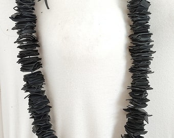 Long bike tube necklace