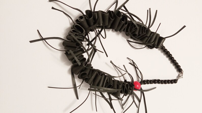 Upcycled inner tube Necklace