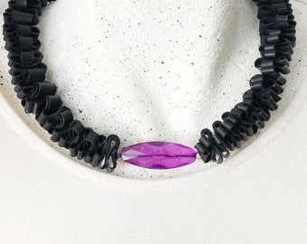 Upcycled inner tube Necklace