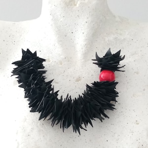 Bike tube necklace