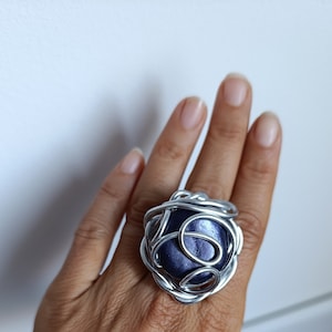 Wire wrapped ring