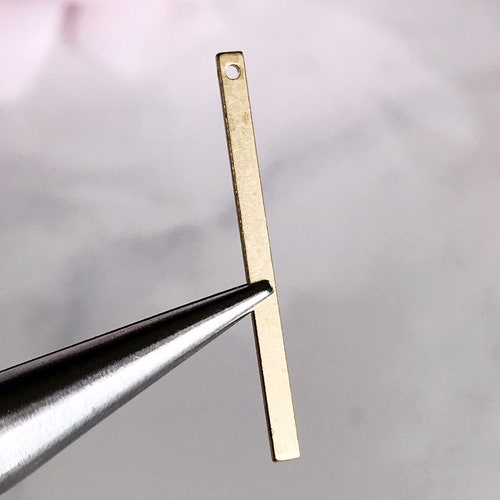 Raw Brass Bar 50 Raw Brass Bars 15x2x1mm A0856 Etsy