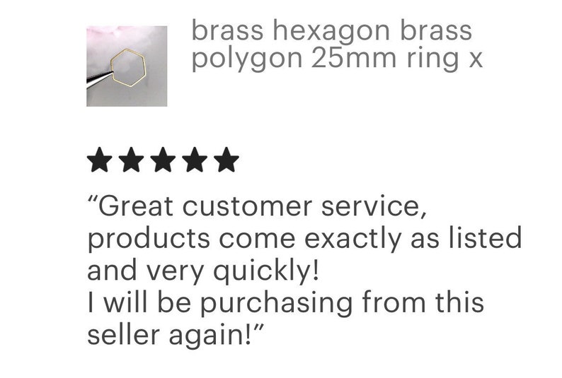 brass hexagon brass polygon 25mm ring x 10 jewelry finding earring hoop geometric charm connector links, x 10 pcs image 4