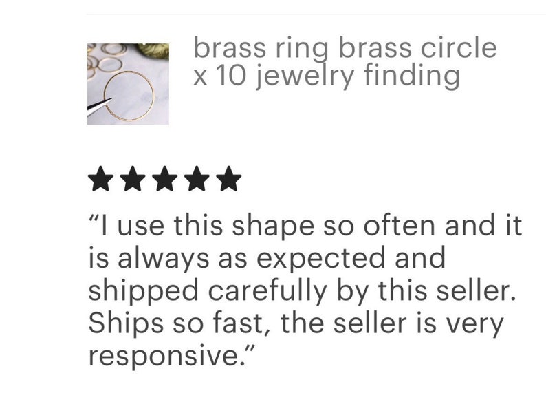 large brass ring brass circle 30mm jewelry finding earring hoop charm connector links gold ring, 10 pcs image 5