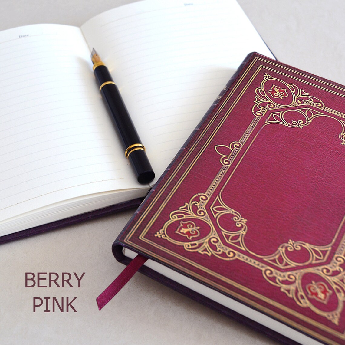 Lined Diary Journal with Personalised Classic Hardback Book Etsy